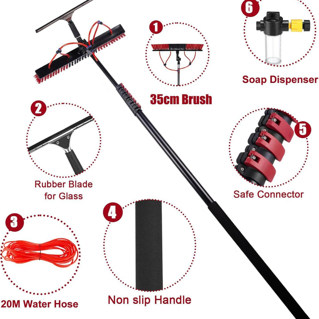 Adjustable High-Reach Cleaning Brush Kalsten