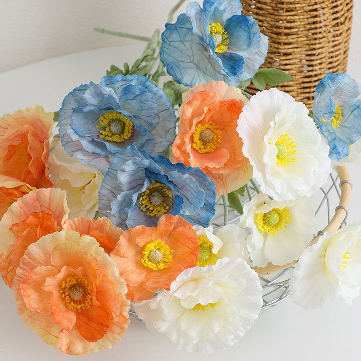 LadiesElegant Artificial Poppy Flower Bouquet