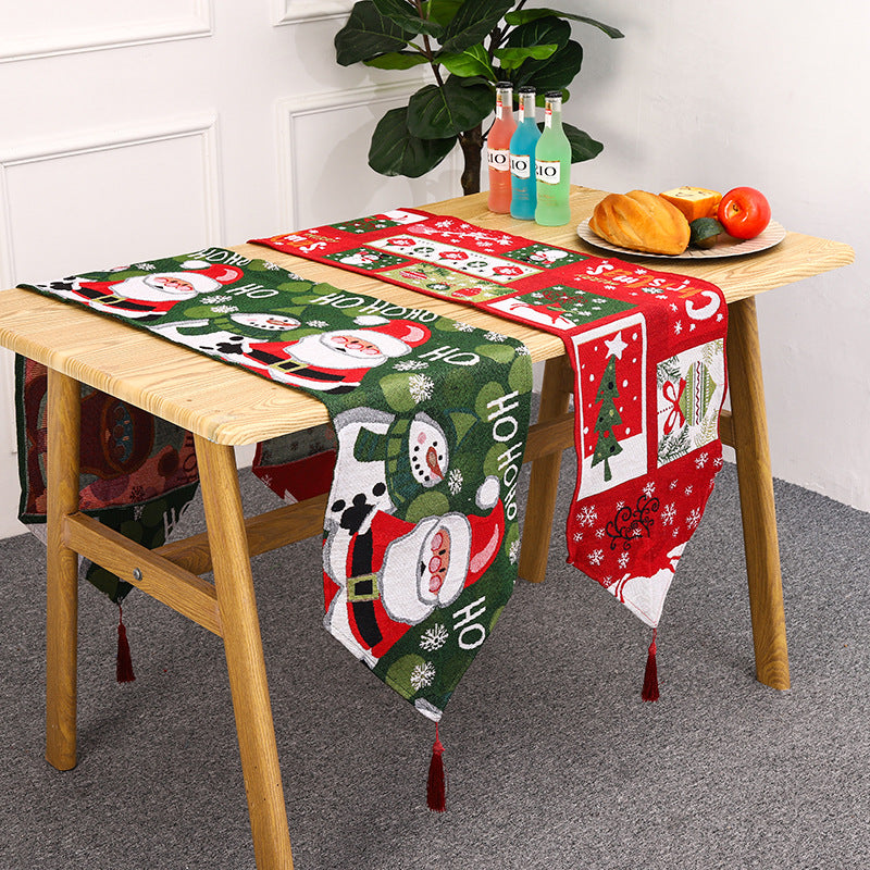 Festive table runner with reindeer motif Kalsten