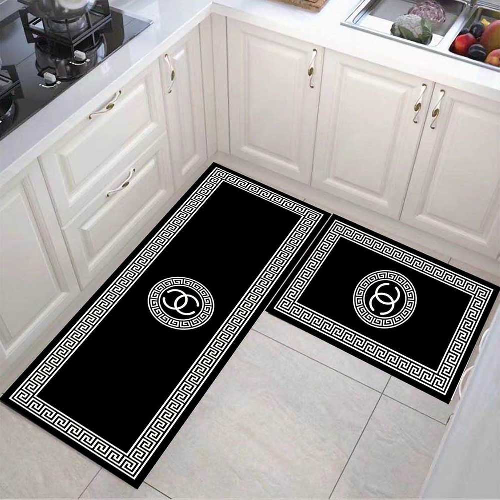 Artistic Floral Kitchen Mat Set
