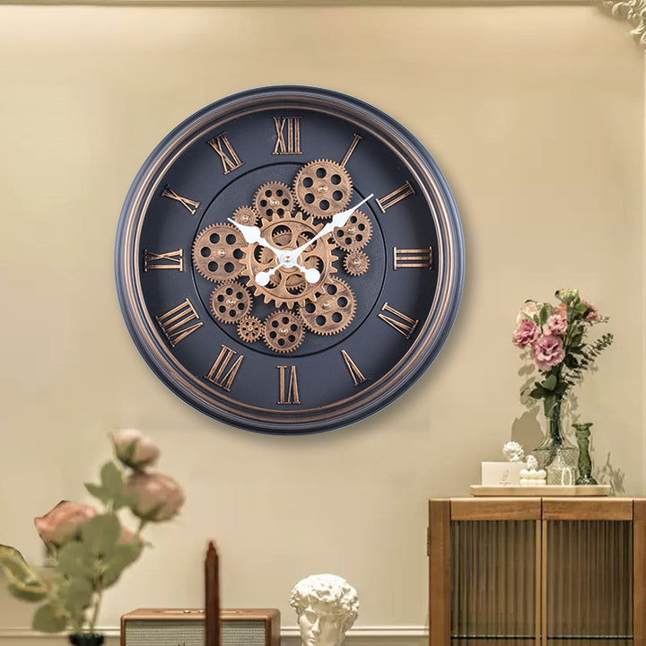 Wall clock with modern mechanical design Kalsten