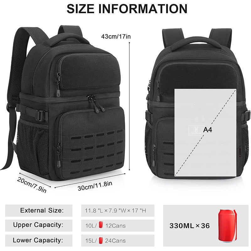 Multifunctional Tactical Backpack with Modular Compartments Kalsten