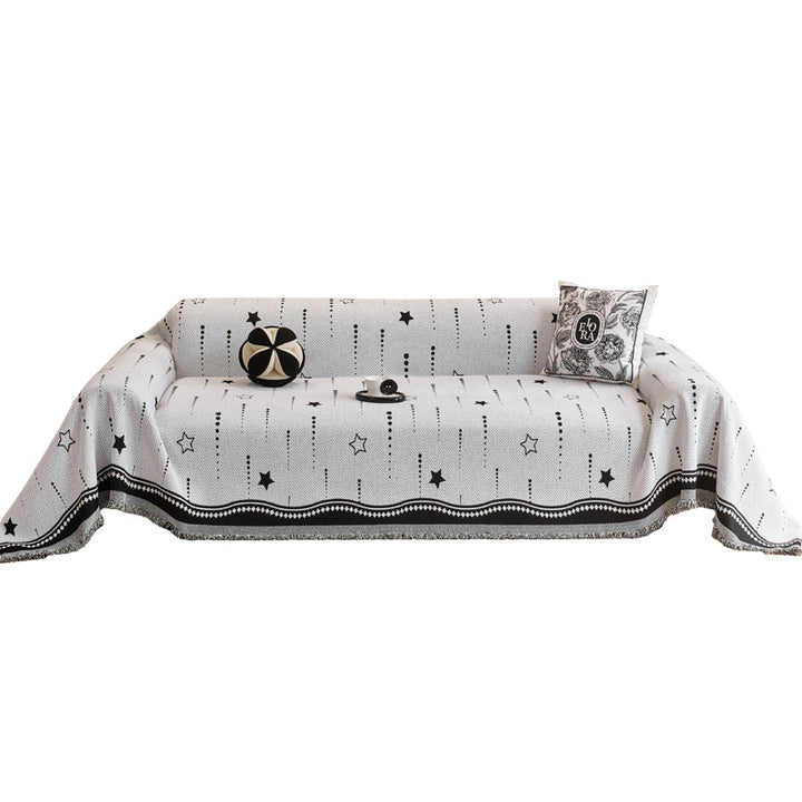 Cozy Decorative Fringe Sofa Throw Blanket