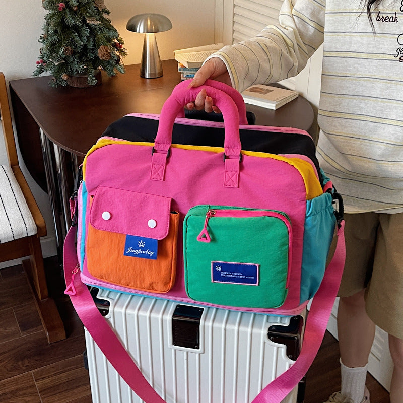 Multi-Compartment Travel Overnight Bag