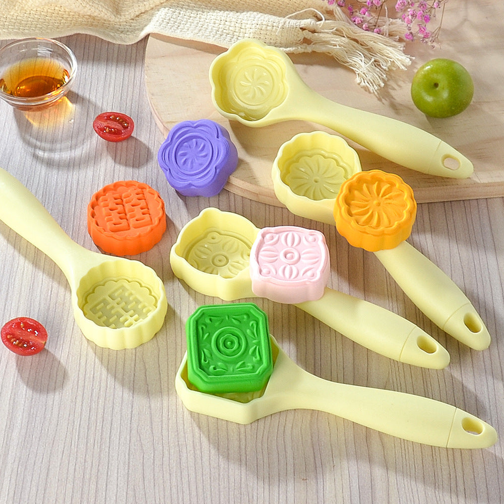 Silicone Cookie Stamp Set with Various Patterns Kalsten