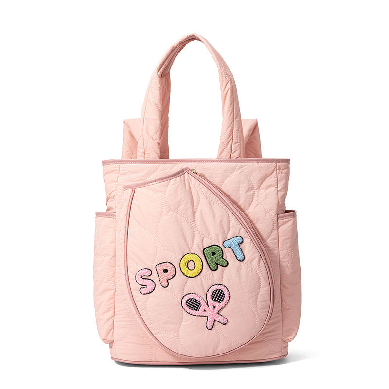 Sporty Multi-Pocket Tote Kalsten