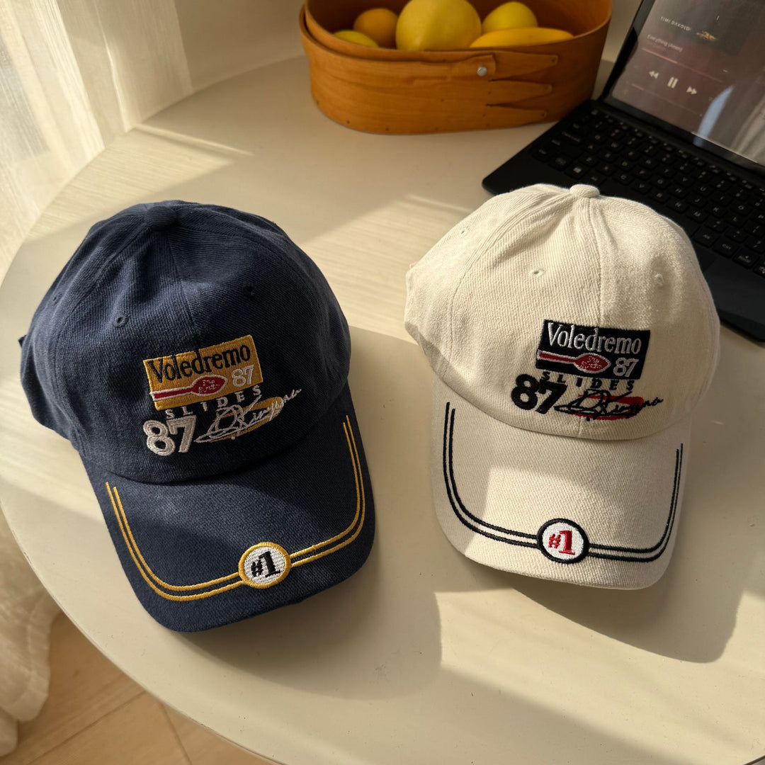 Men's Vintage-Inspired Embroidered Baseball Cap Kalsten 1783922647