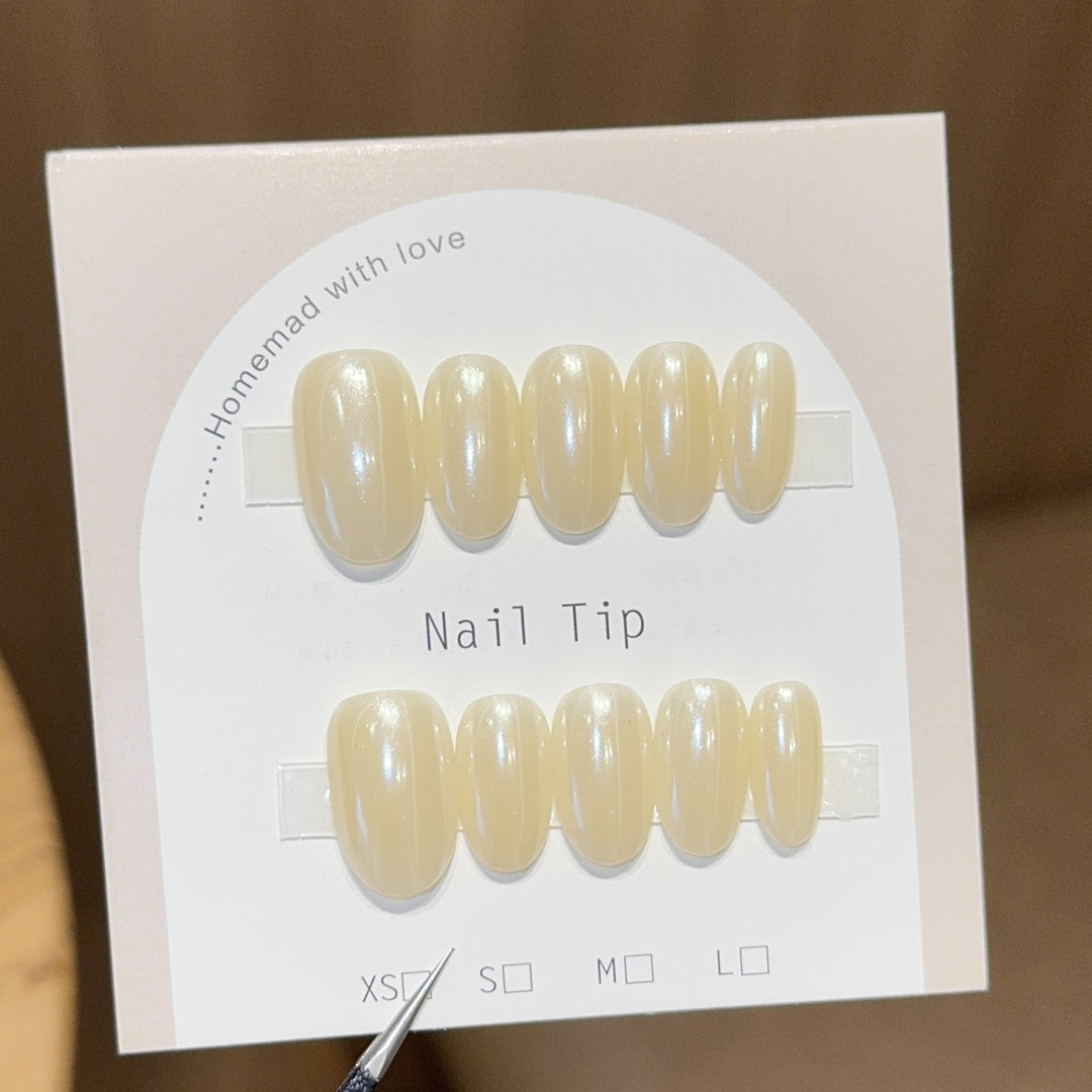 Artificial Nail Tips with Natural Shine Kalsten