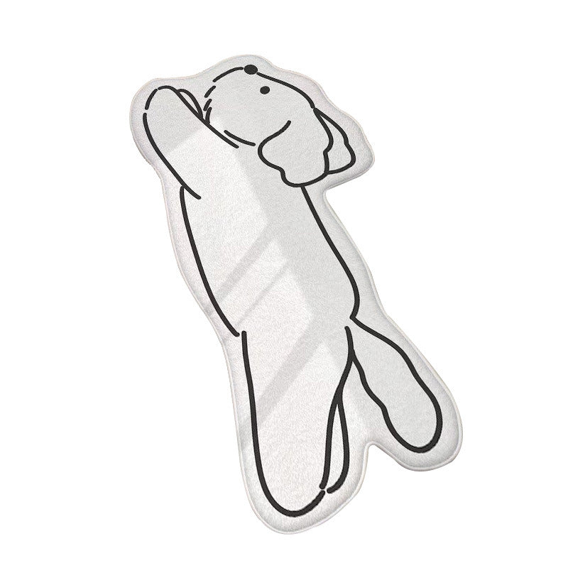 Cute Cat-Shaped Area Rug Kalsten