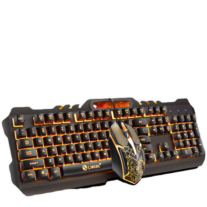 Gaming keyboard with integrated smartphone stand and RGB synchronization Kalsten