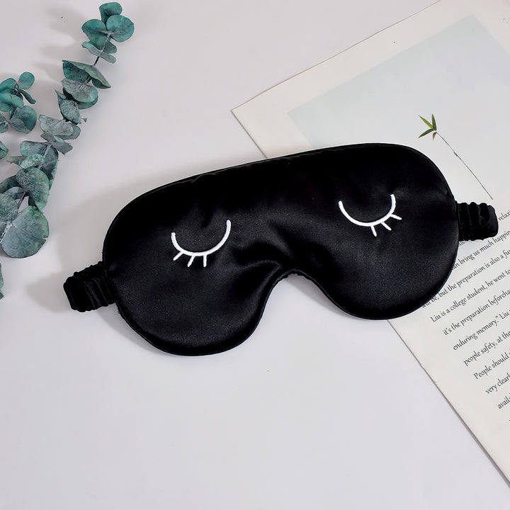 Unisex nan silky-soft eye mask with ergonomic contour and adjustable elastic band Kalsten