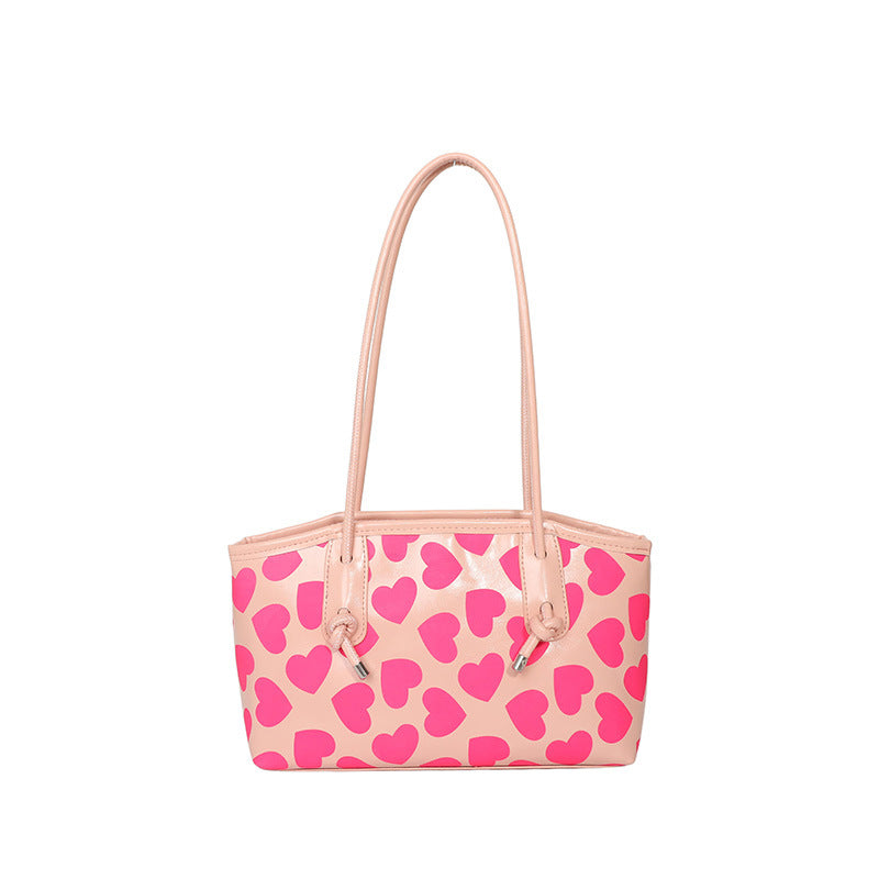 WoCasual Heart-Patterned Tote Bag Kalsten