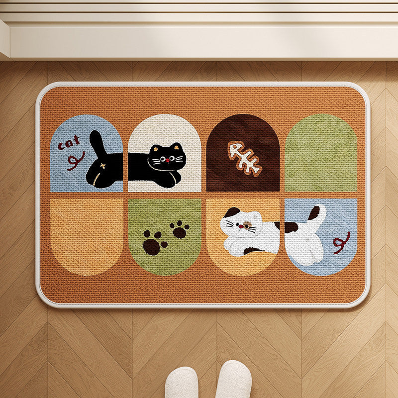 Playful Pet-Themed Area Rug Kalsten