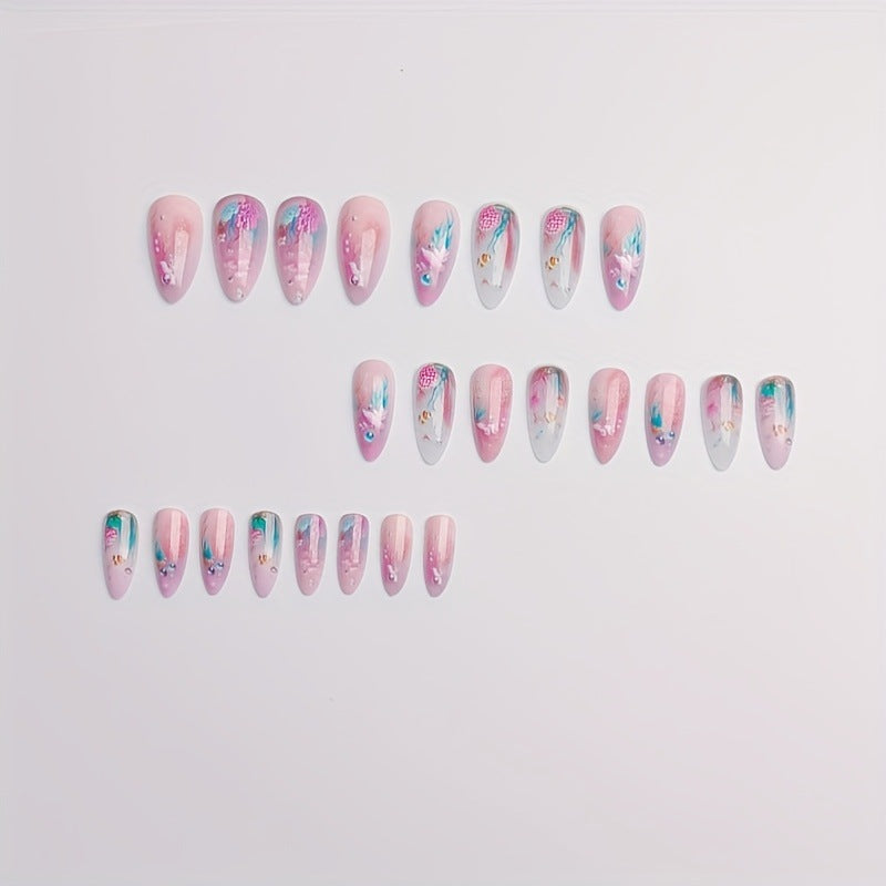 Artificial Nails in Maritime Coral Design Kalsten