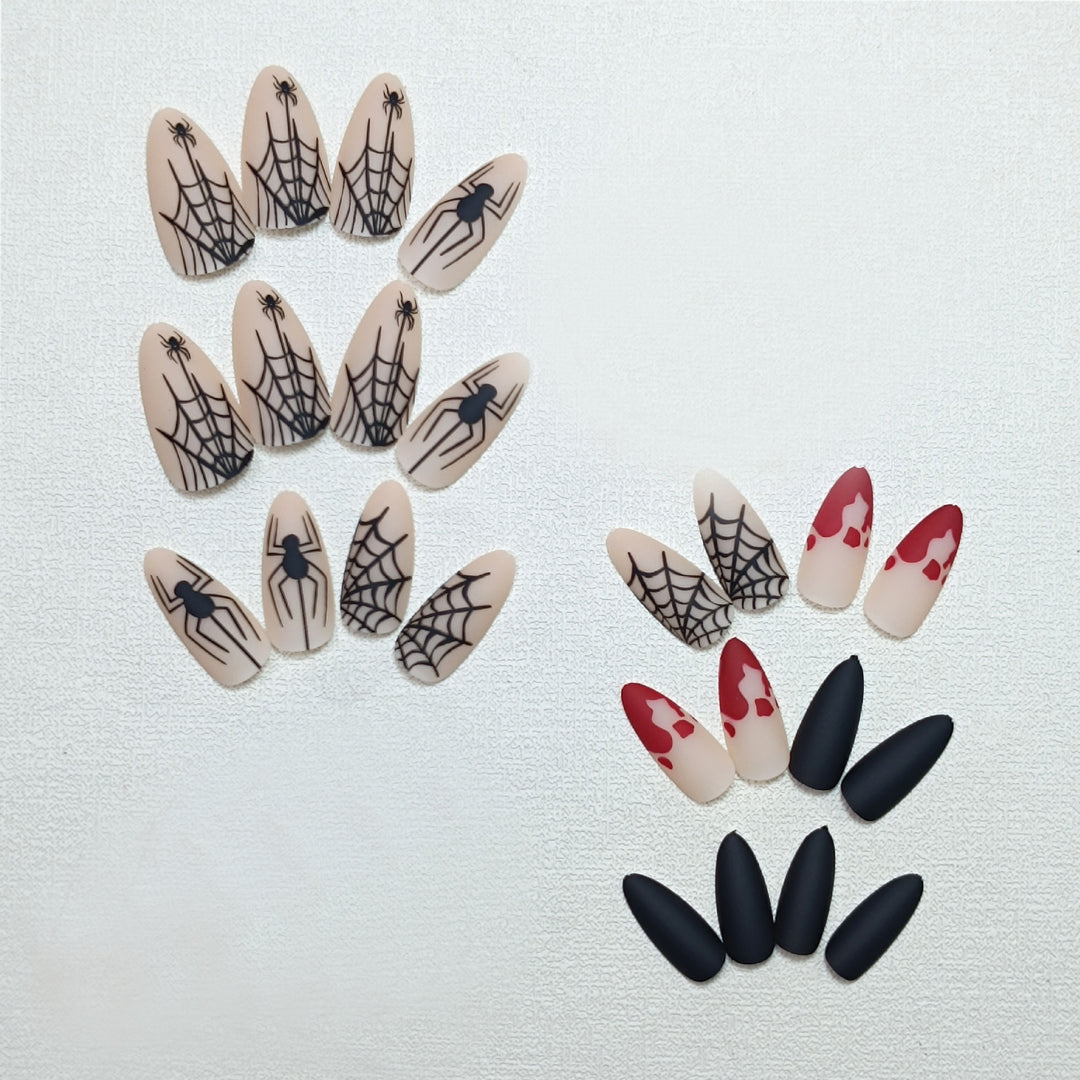 Artistic Halloween-Themed Press-On Nails Kalsten 1789805088