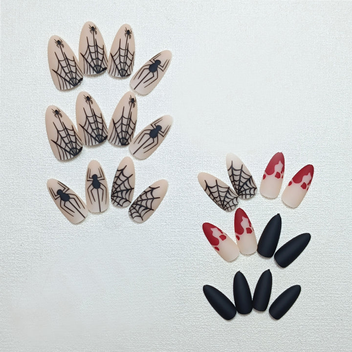Artistic Halloween-Themed Press-On Nails Kalsten 1789805088