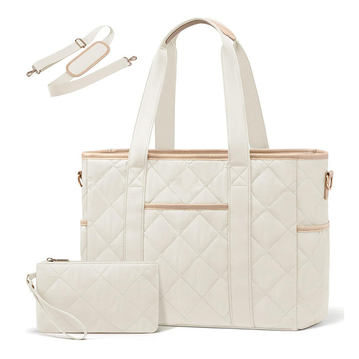 Elegant and roomy shoulder bag with structured quilting Kalsten