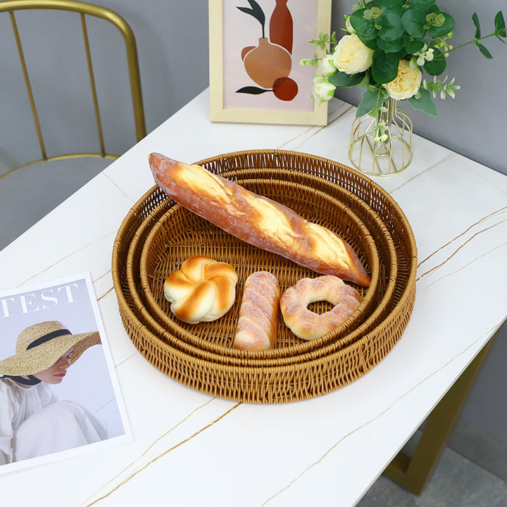 Stylish Wicker Serving Bowl Kalsten