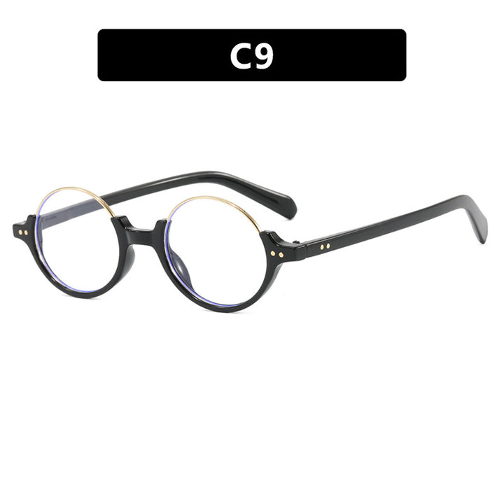 Women's round sunglasses with elegant plastic frame Kalsten
