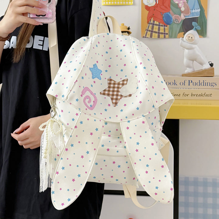 Cute Bunny-Ear Decorative Backpack Kalsten