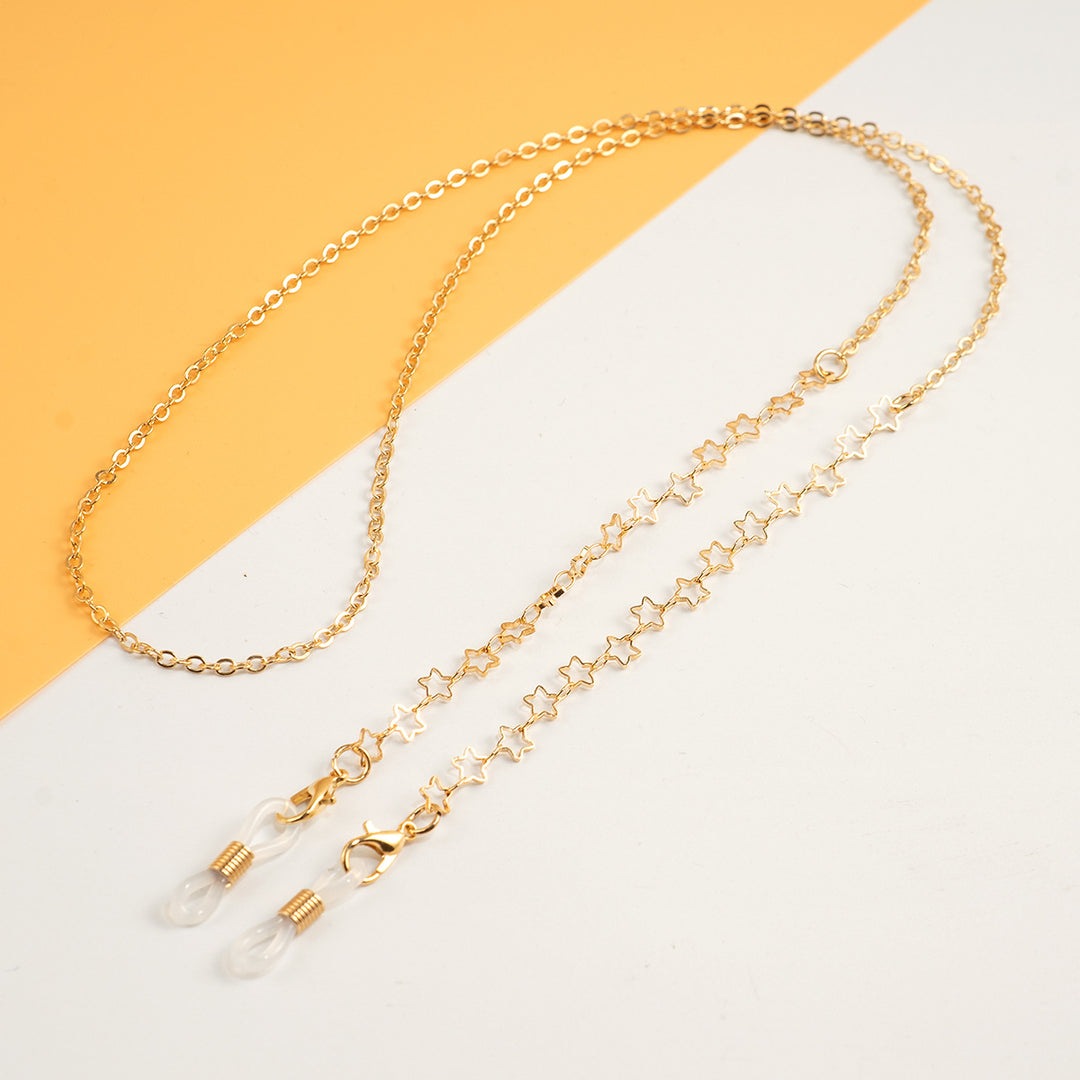 Star-Patterned Eyewear Chain Kalsten