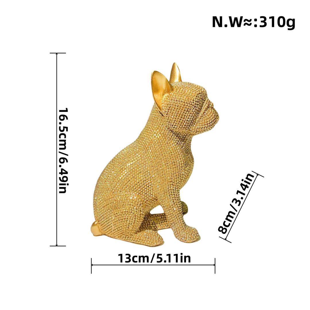 Decorative dog figure in modern design Kalsten