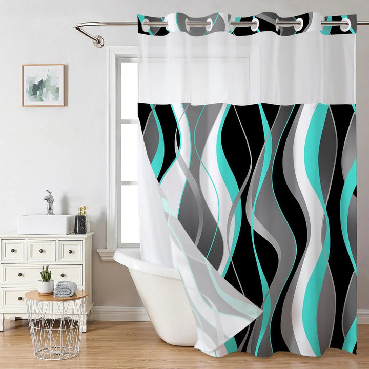 Artistic Floral Shower Curtain Kalsten