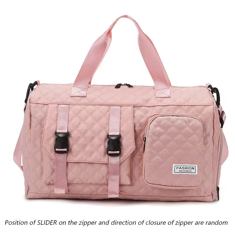 Versatile Quilted Travel Duffel Bag Kalsten