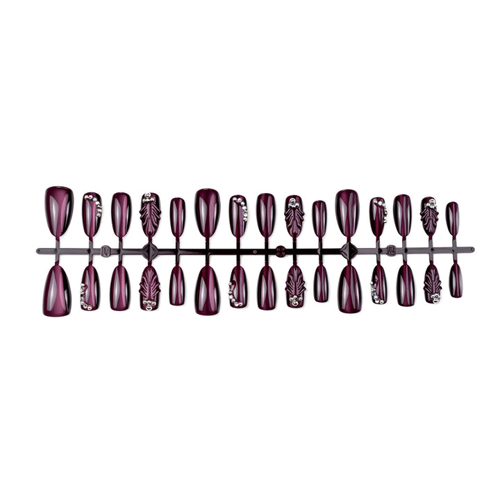 Artisan Glossy Almond-Shaped Press-On Nail Collection