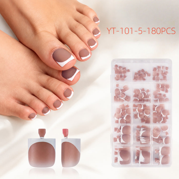 Artificial Nail Set with French Tips Kalsten
