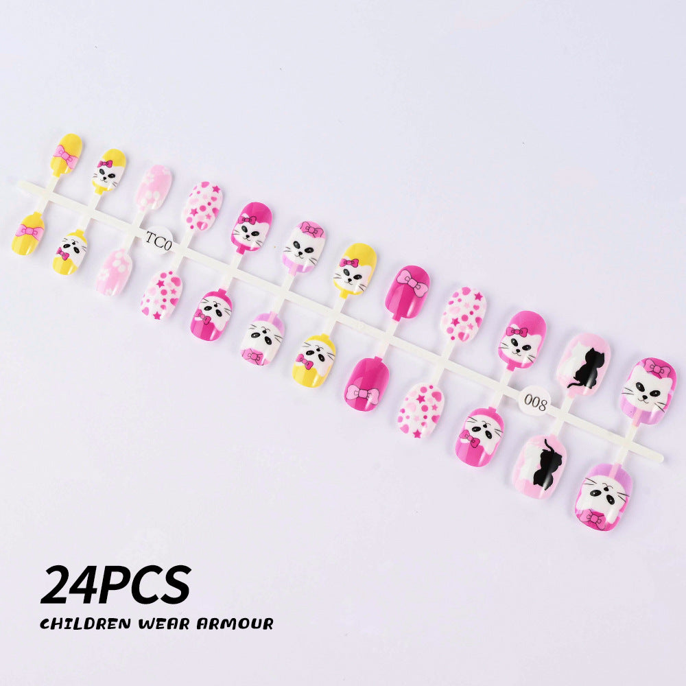 Children's Fun-Themed Press-On Nail Set Kalsten