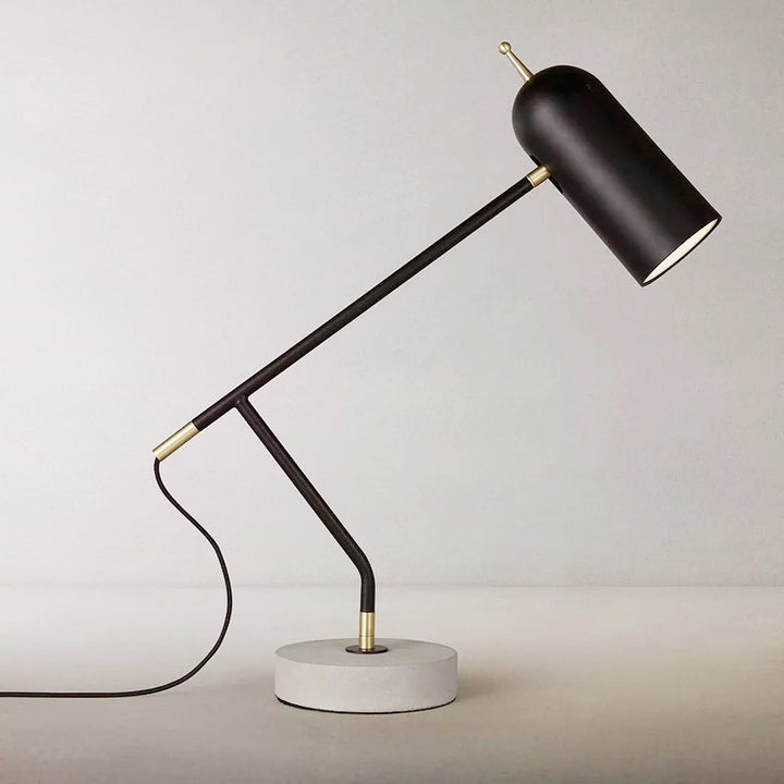 Modern Adjustable Desk Lamp with Marble Base