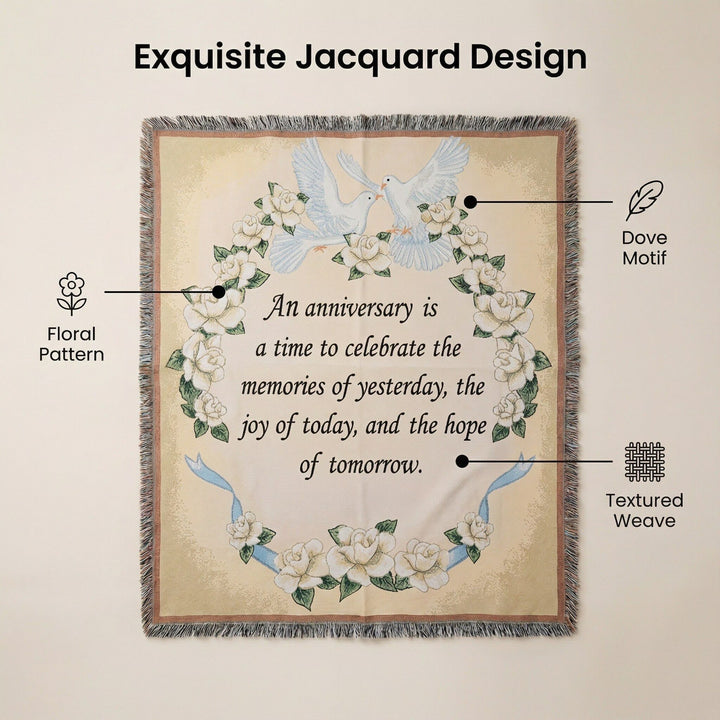 Decorative Jacquard Throw Blanket