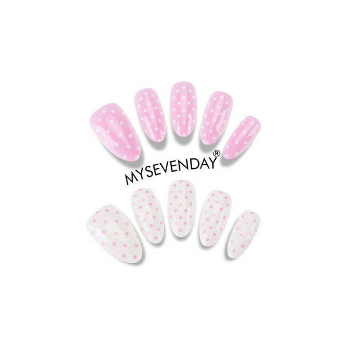 Whimsical Polka Dot Press-On Nail Set Kalsten