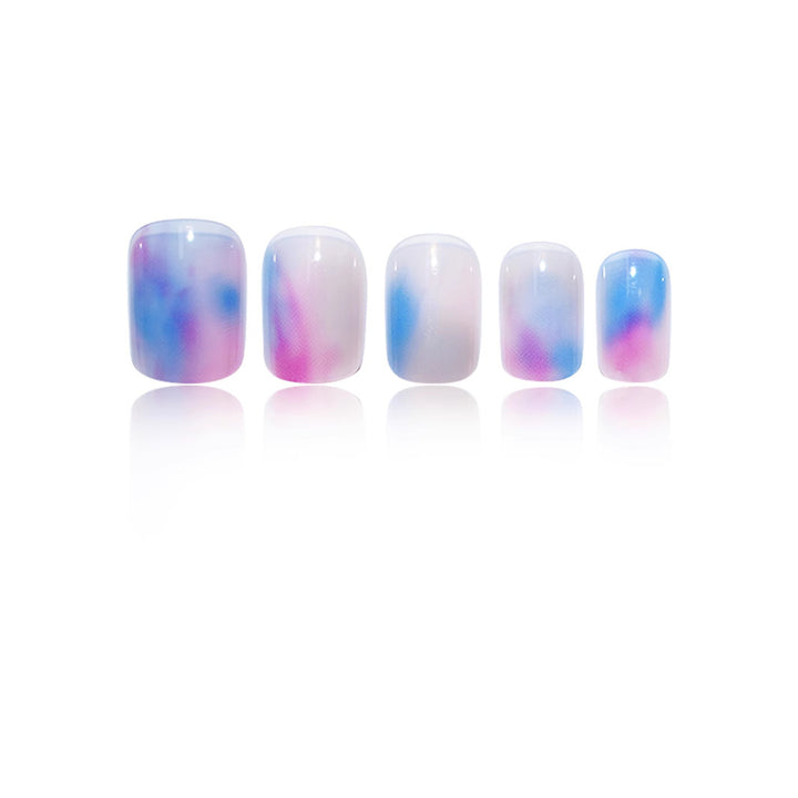 Artistic Watercolor Nail Extensions Kalsten