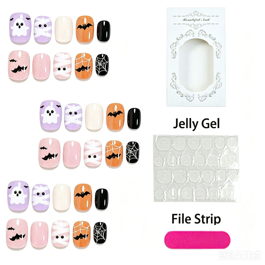Creative Nail Art Set with Halloween Motifs Kalsten