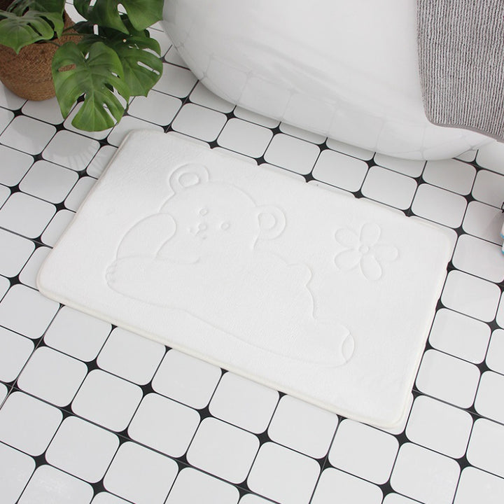 Plush Bath Mat Kalsten