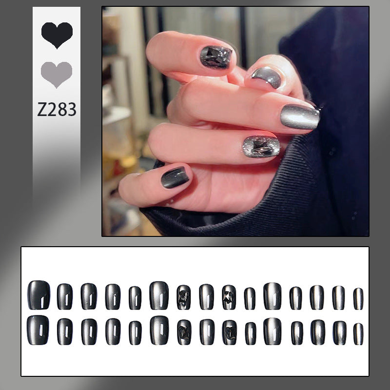 Artificial nails with trendy metallic design Kalsten