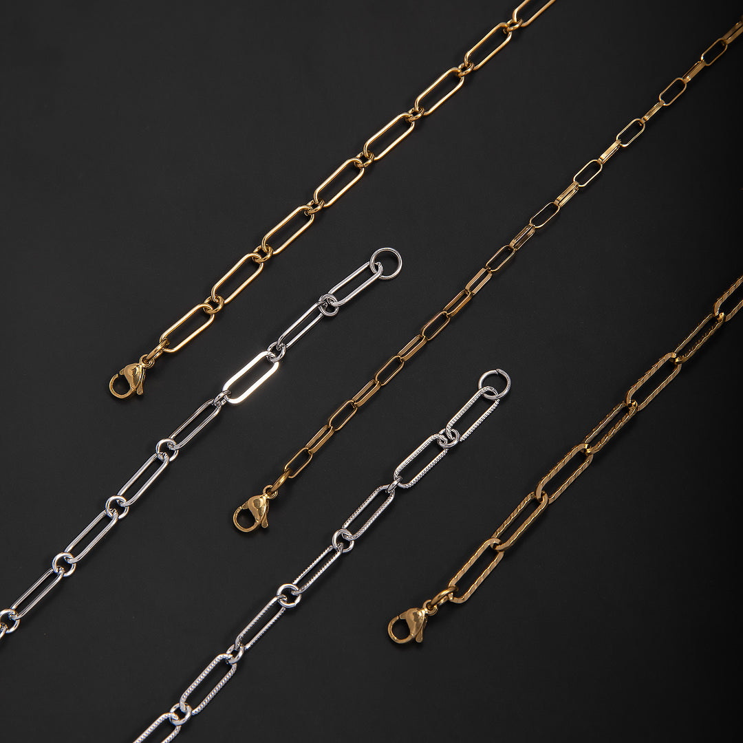 Elegant Open Link Chain Necklace Kalsten