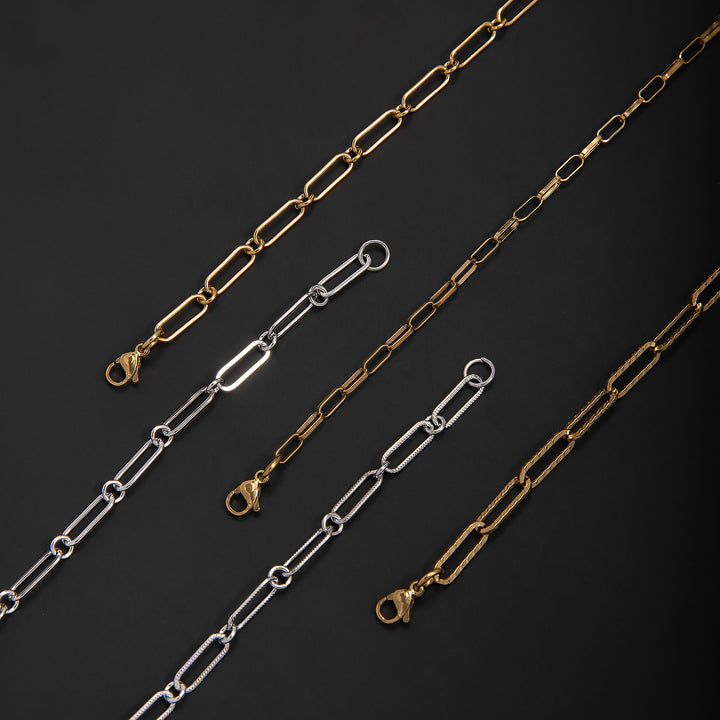 Elegant Open Link Chain Necklace Kalsten