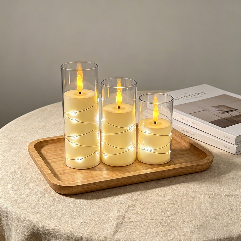 LED Scented Candle with Flame Effect Kalsten