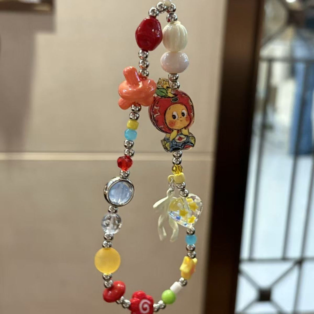 Fun-Themed Beaded Charm Eyewear Lanyard Kalsten