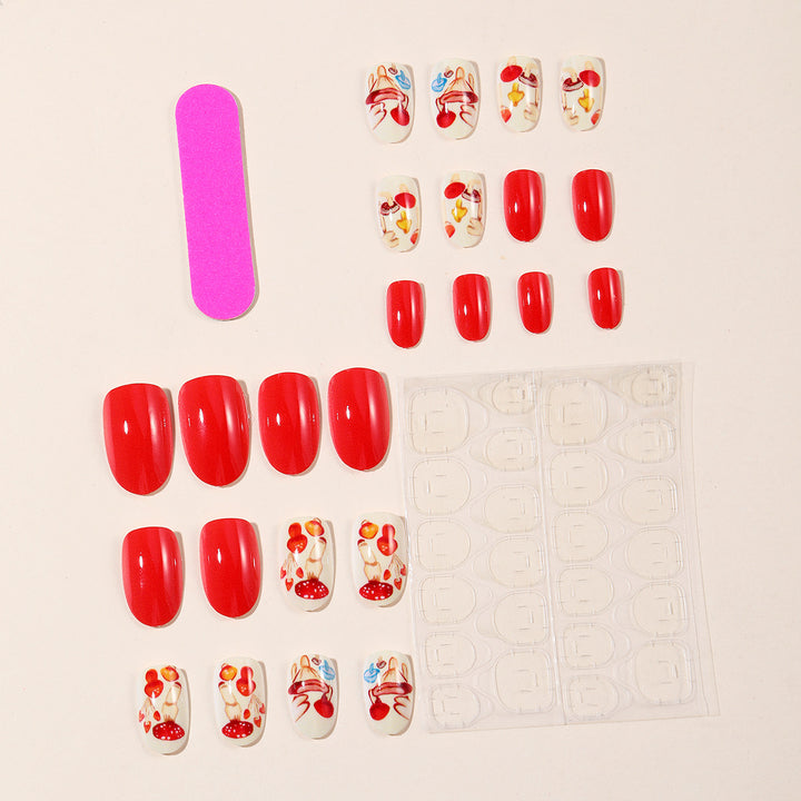 Expressive Food-Themed Nail Art Extensions Kalsten