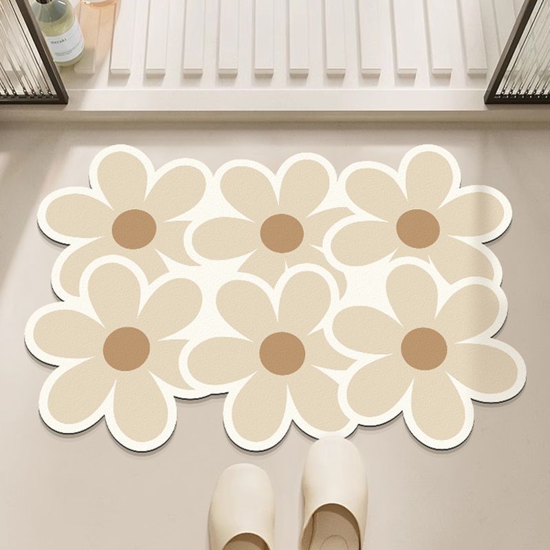 Decorative Floral Floor Mat