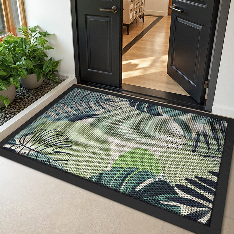 Floral Design Outdoor Welcome Mat Kalsten