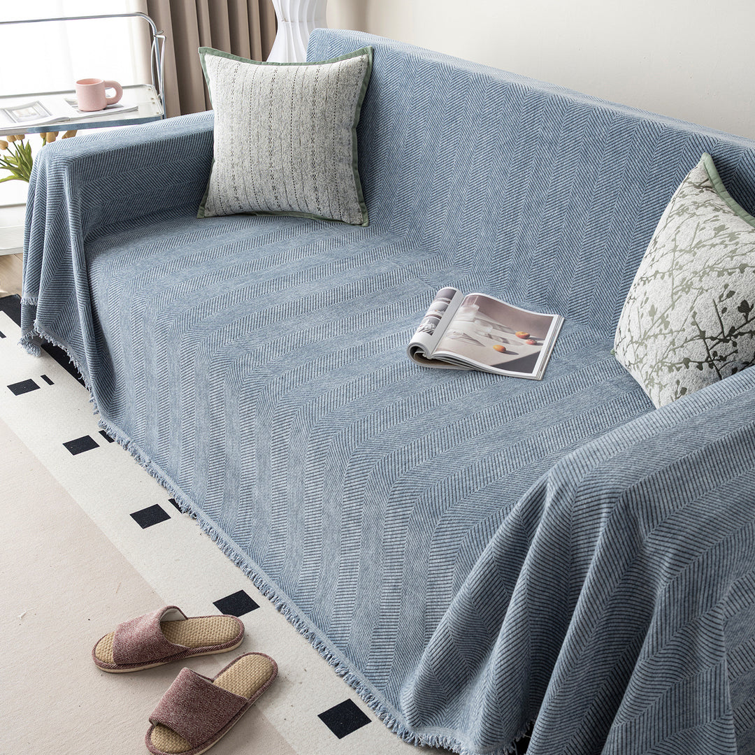 Herringbone Sofa Blanket