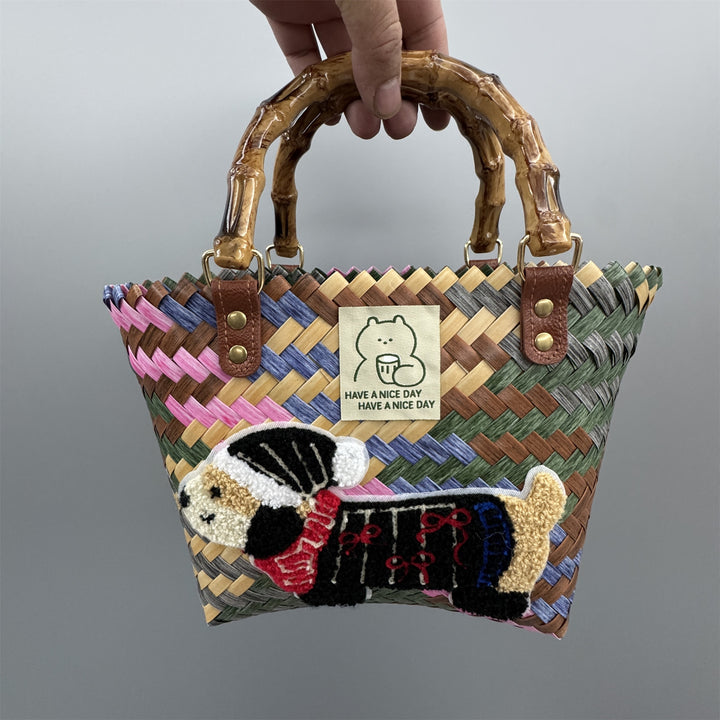 Playful Bast Handbag Kalsten