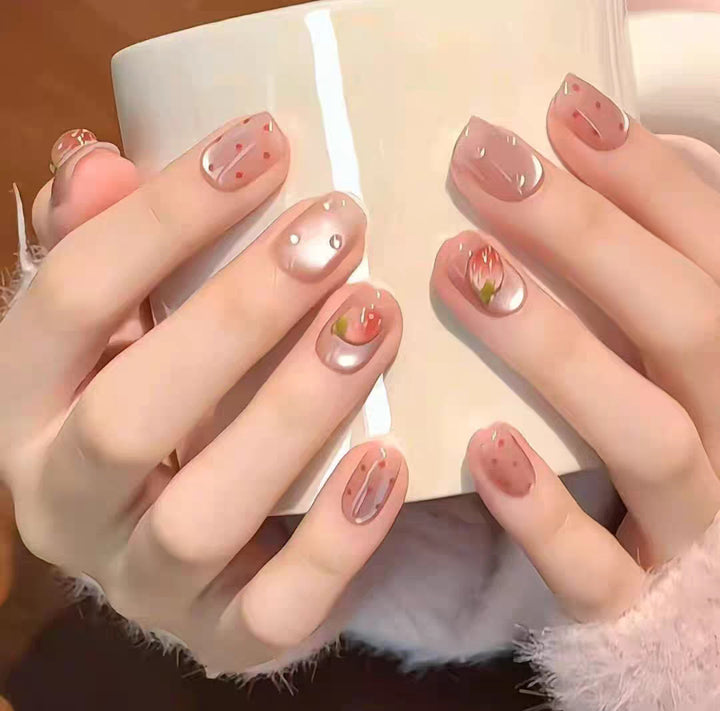 Artificial nails with elegant ombre finish Kalsten