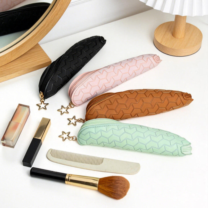 Stylish Geometric Patterned Pencil Case Kalsten