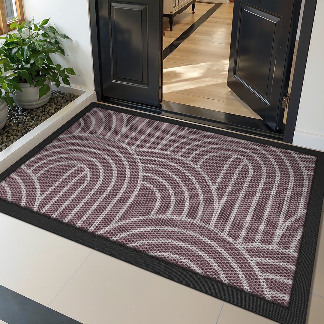 Decorative Geometric Entrance Mat Kalsten